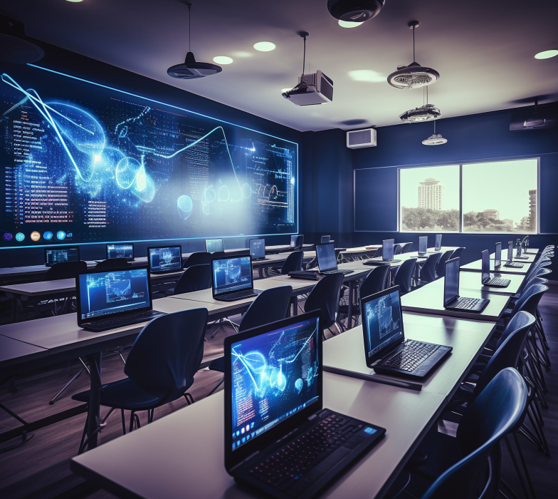 innovative-futuristic-classroom-students